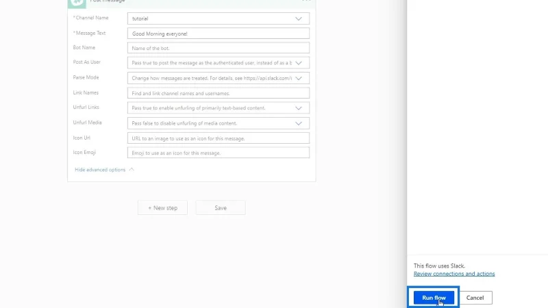 Aliran Kerja Berjadual Dalam Microsoft Power Automate