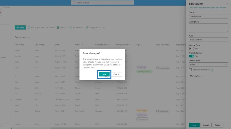 คอลัมน์จากการคำนวณใน SharePoint |  ภาพรวม