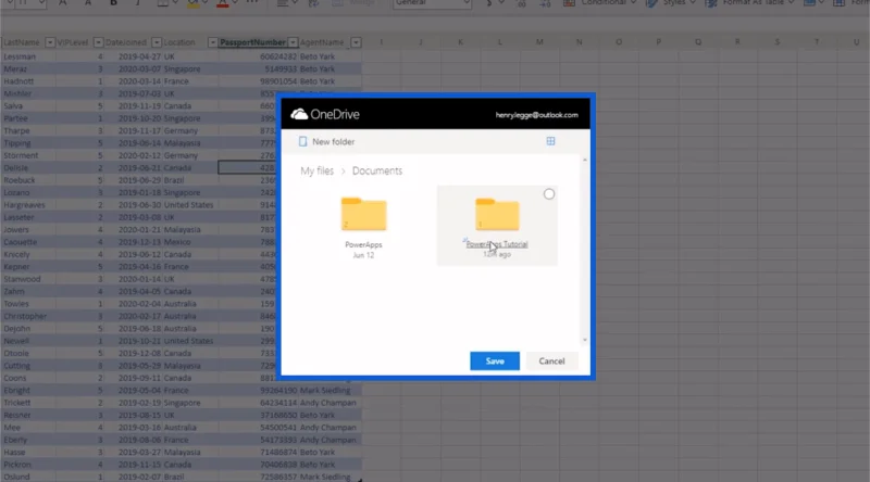 Persediaan Persekitaran Power Apps: Sambung Ke OneDrive & Google Drive