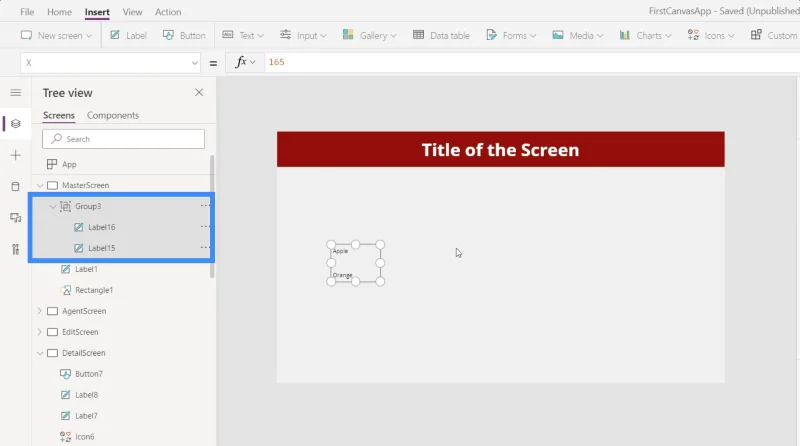 Microsoft Power Apps: Mengumpulkan Elemen Bersama
