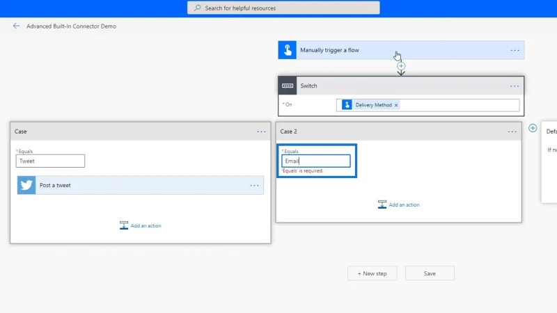 Power Automate Cambia azione di controllo nei flussi di lavoro