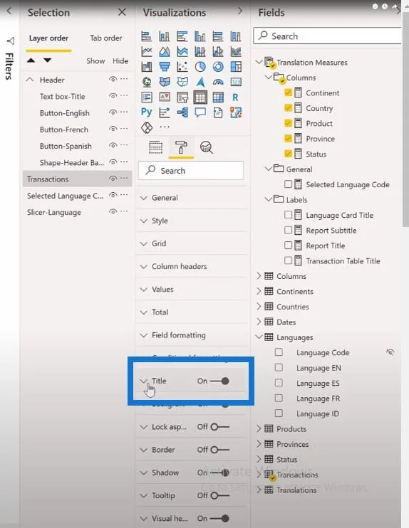 Buat Laporan BI Kuasa Berbilang Bahasa