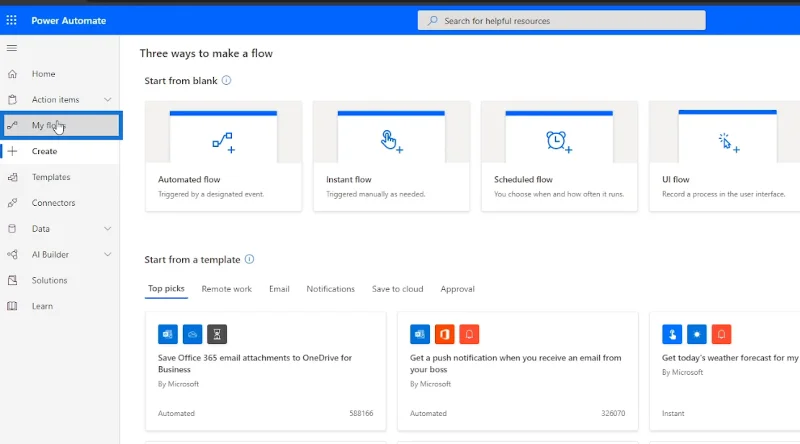 Proses Perniagaan Mengalir Dalam Microsoft Power Automate