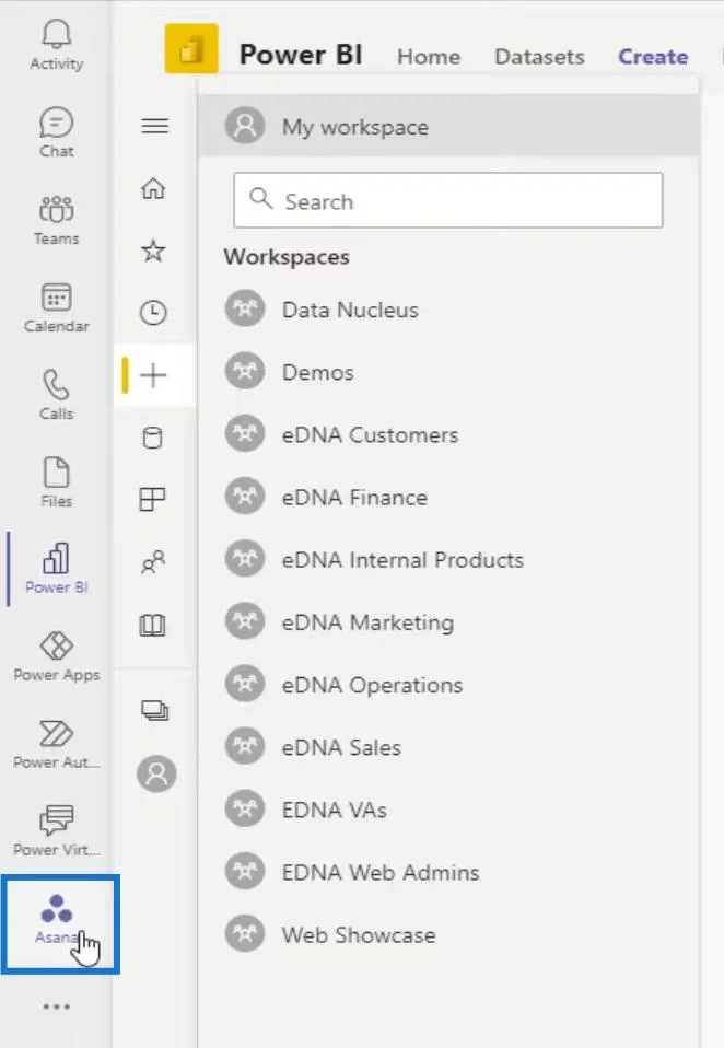 การรวม LuckyTemplates ในทีม MS