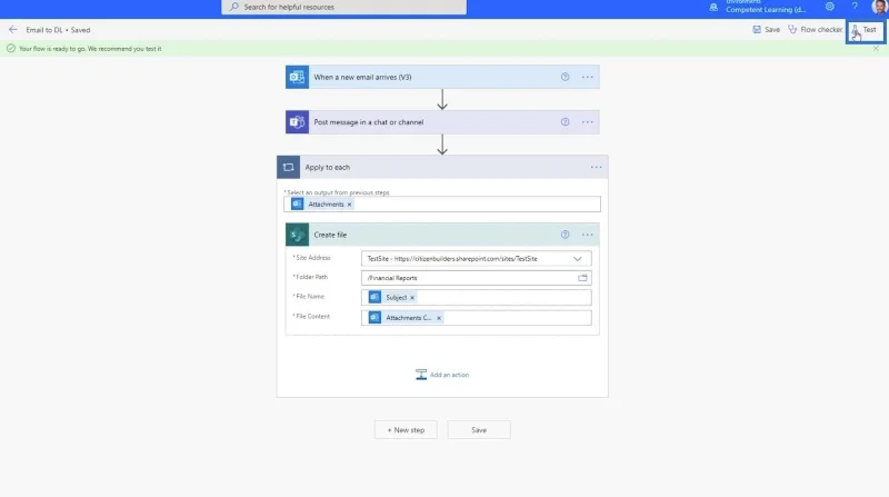 Aliran MS: Bagaimana Untuk Muat Naik Dalam SharePoint Melalui E-mel