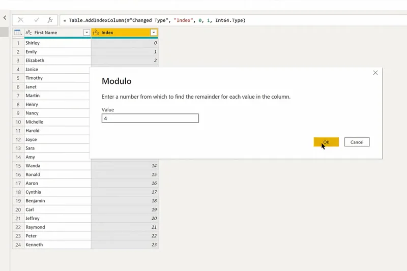 Fonctions LuckyTemplates Modulo et Integer-Divide DAX