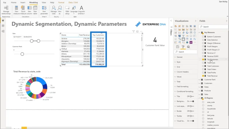 Segmentación dinámica con parámetros dinámicos: técnica avanzada de LuckyTemplates y DAX