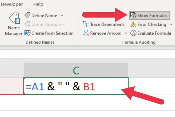 4 Cara Cara Menggabungkan Dalam Excel Dengan Ruang, Langkah Demi Langkah