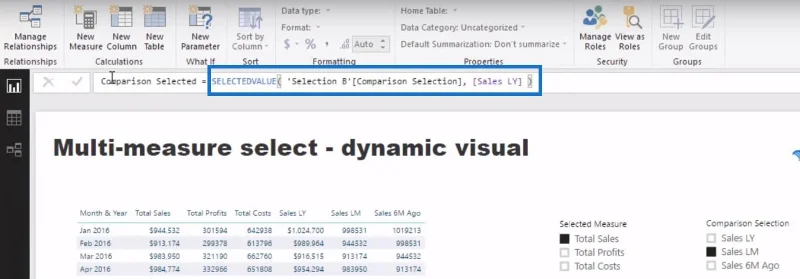 Teknik Visualisasi Data Dalam LuckyTemplates – Visual Dinamik Pelbagai Ukuran