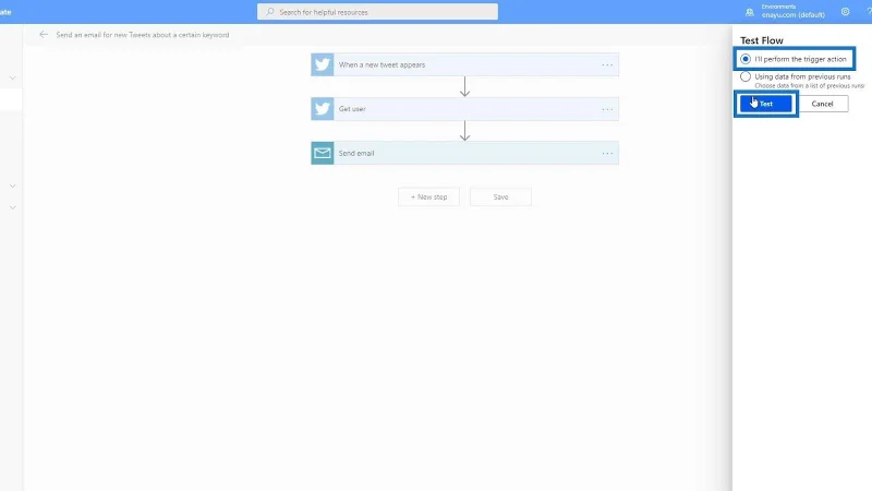 Tutorial Microsoft Flow – Segera Lwn.  Aliran Automatik