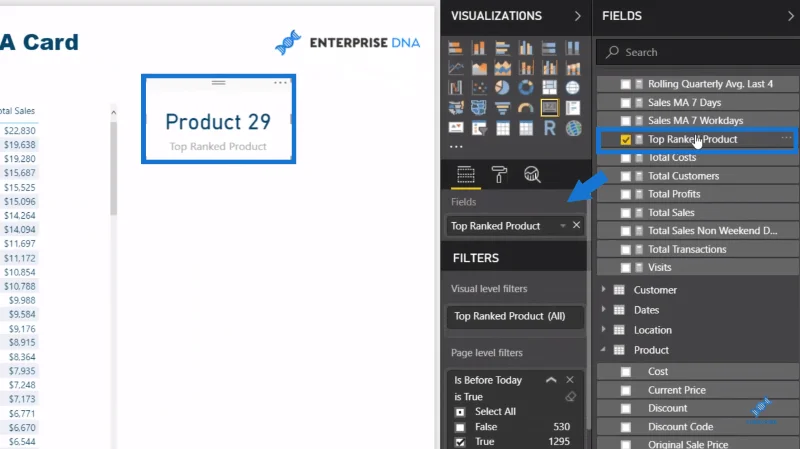 Cara Mempamerkan Hasil Teratas Dalam Visualisasi Kad LuckyTemplates