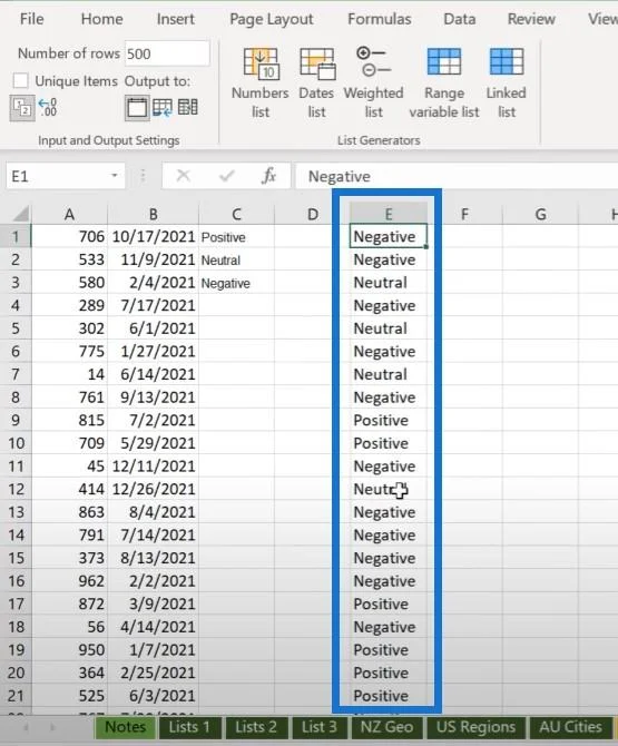 Cara Menjana Set Data Rawak