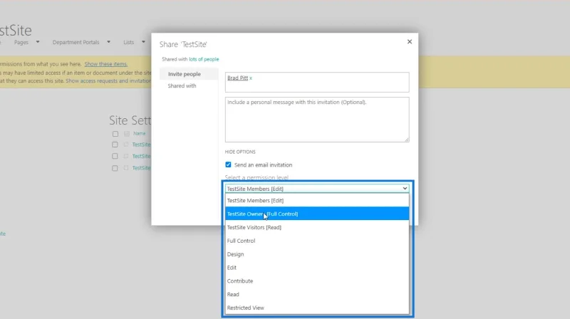 Cara Memberi SharePoint Akses Baca Sahaja Kepada Pengguna