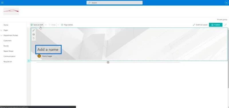 Menambah Navigasi Senarai SharePoint
