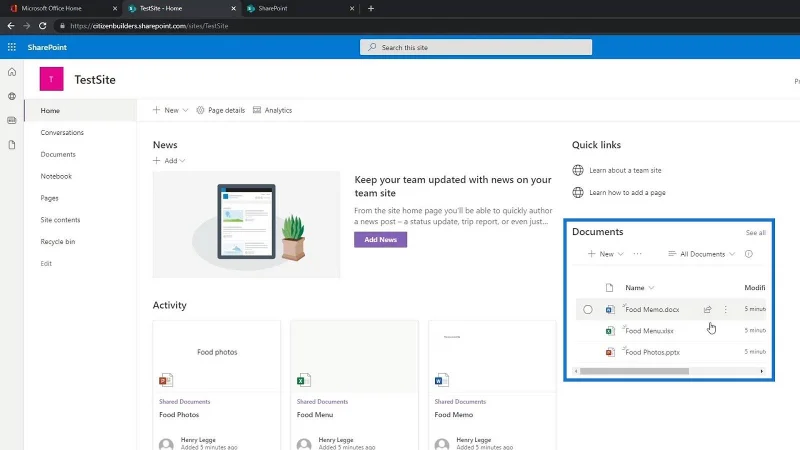SharePoint-Dokumentbibliothek |  Anfänger-Tutorial