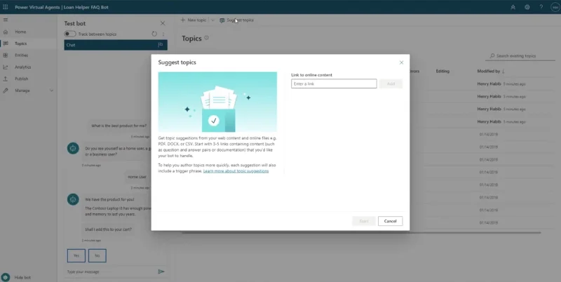 Ejen Maya Kuasa |  Langkah Untuk Membuat Chatbots