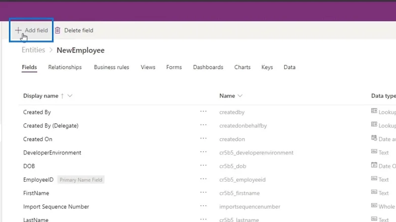 Borang PowerApps: Menambah Dan Mengubah Suai Medan