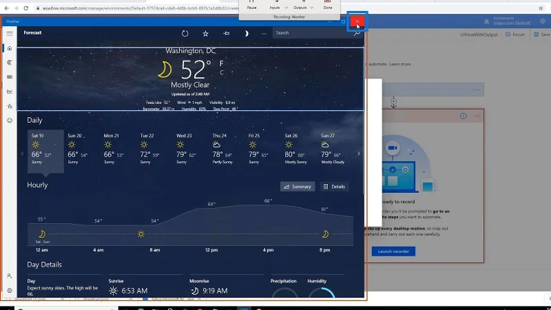 Output Aliran UI Dalam Automate Kuasa
