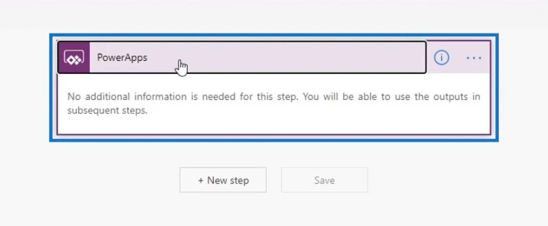 Penyepaduan PowerApps Dalam Microsoft Power Automate