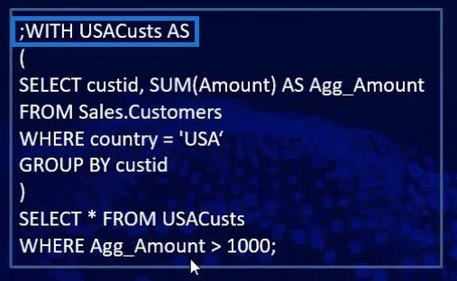 Ungkapan Jadual SQL Biasa Untuk Pengguna LuckyTemplates