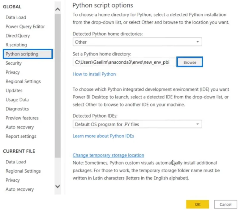 การเขียนสคริปต์ Python ในรายงานข้อมูล LuckyTemplates