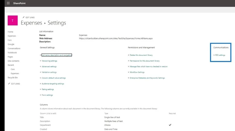 Tetapan Pustaka Tapak SharePoint |  Gambaran keseluruhan