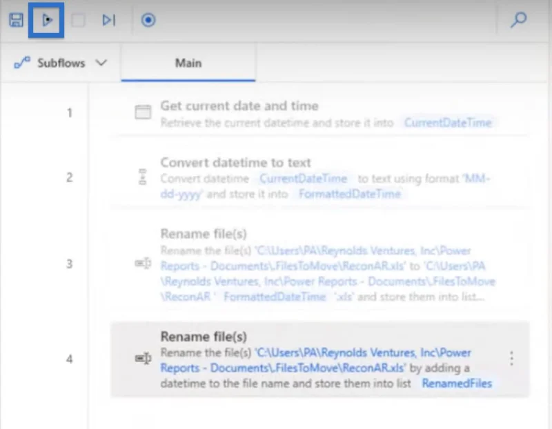 Tambahkan Tarikh Pada Nama Fail Dalam Desktop Power Automate