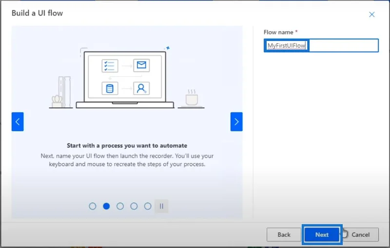Kuasa Automate Aliran UI: Penciptaan Dan Persediaan
