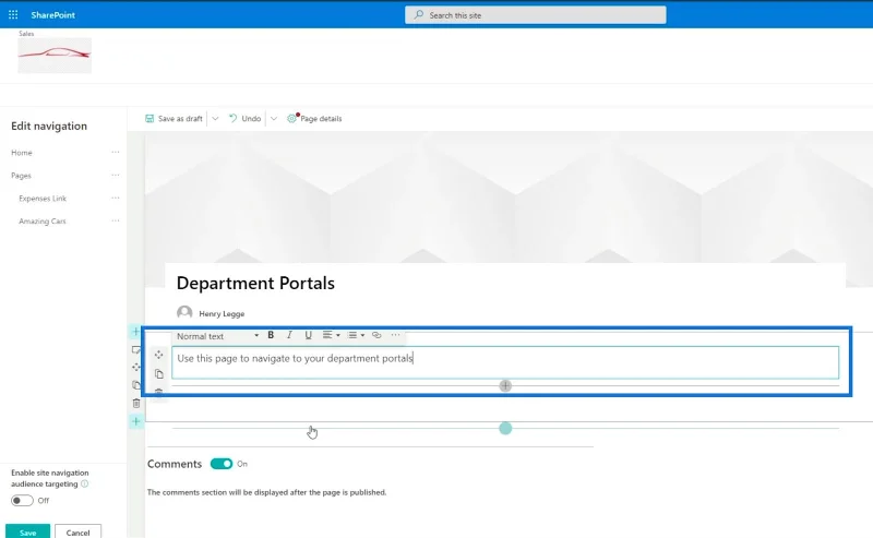 Elemen Navigasi Tapak SharePoint: Gambaran Keseluruhan