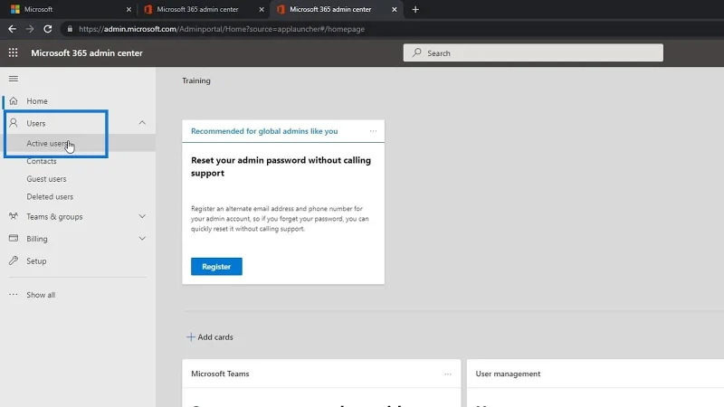 Tutorial MS SharePoint: Penciptaan Akaun