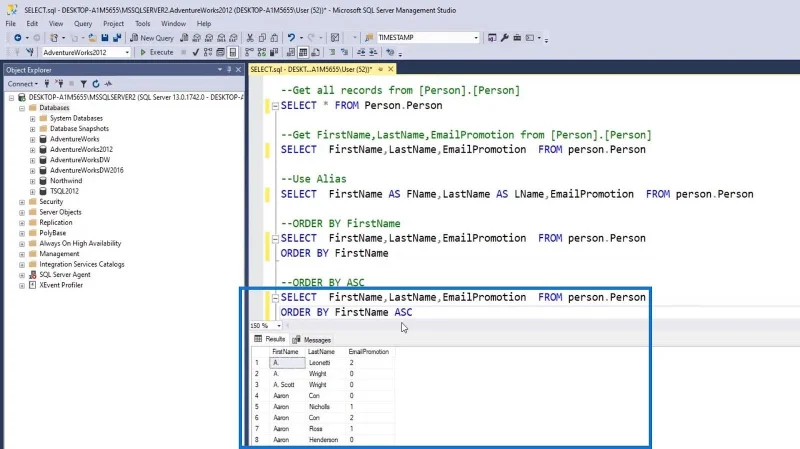 Pernyataan SQL SELECT: Satu Pengenalan