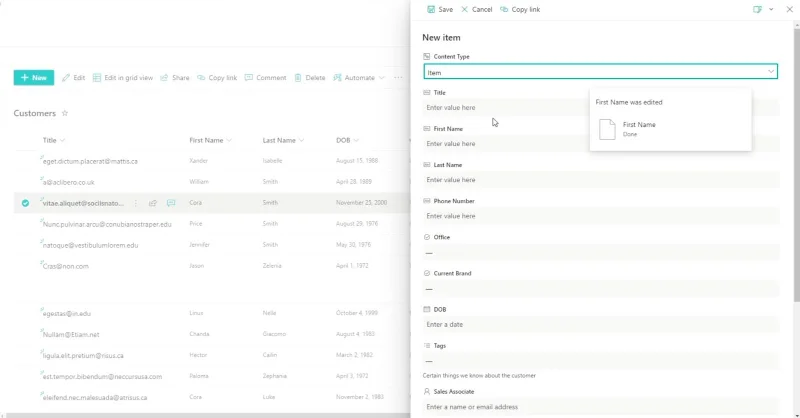 Pengesahan Lajur SharePoint Dalam Dua Cara
