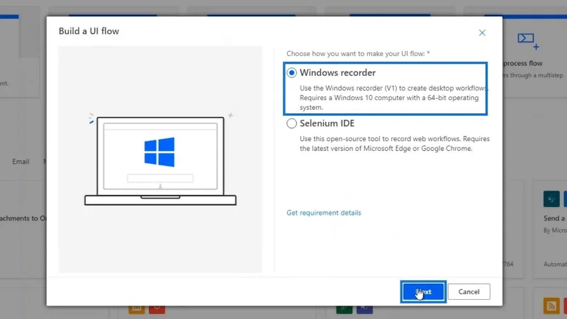 Output Aliran UI Dalam Automate Kuasa