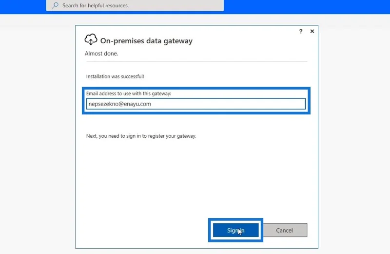 Gerbang Data Di Premis Dalam Power Automate