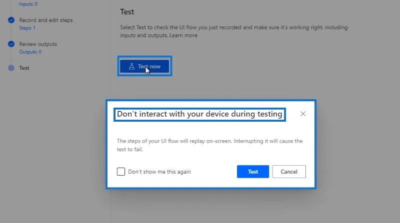 Kuasa Automate Aliran UI: Penciptaan Dan Persediaan