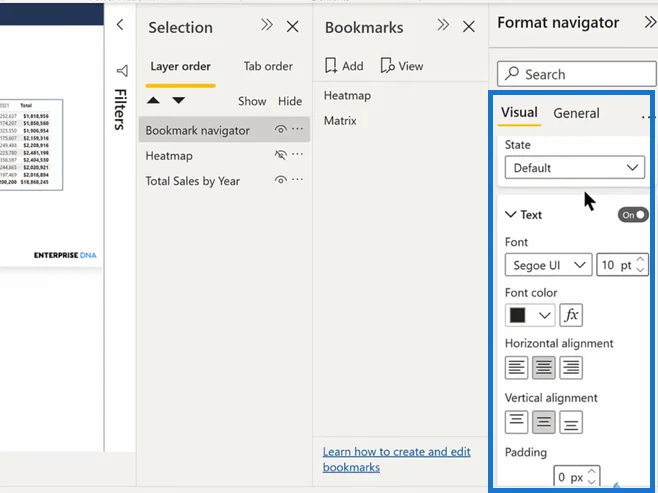Navigator Penanda Halaman Ciri LuckyTemplates: Tutorial & Semakan