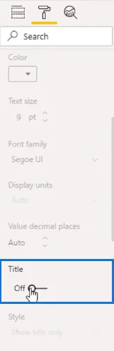 Pilihan Visualisasi Dalam LuckyTemplates
