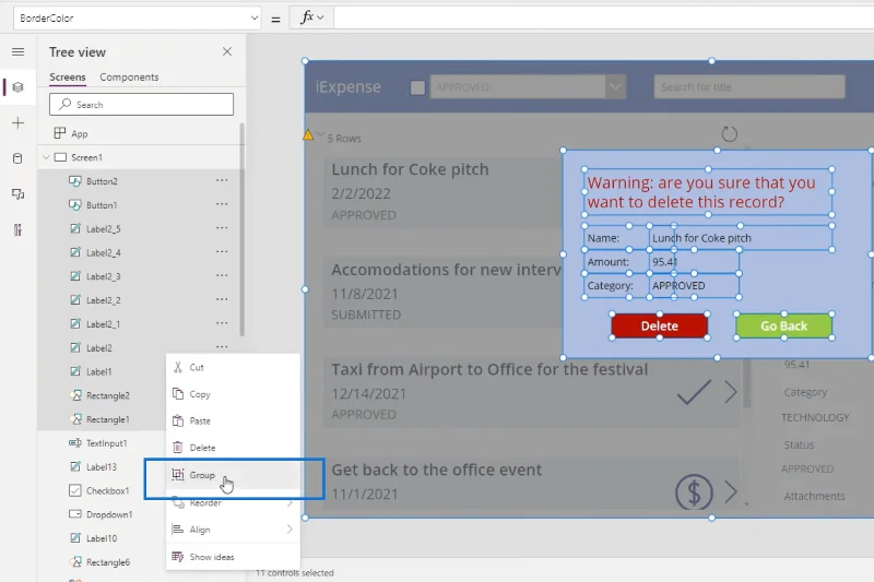 Borang Pop Up Power Apps Untuk Pengalaman Pengguna Interaktif