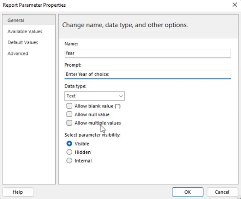 Cara Membuat Parameter Dalam LuckyTemplates's Report Builder