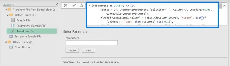 Power Query: Gabungkan Fail Dari Berbilang Folder