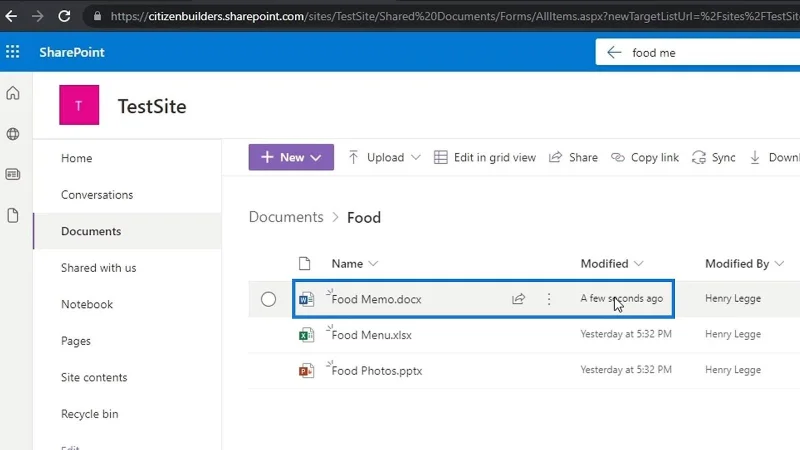 Menambah Fail SharePoint Pada Komputer Anda