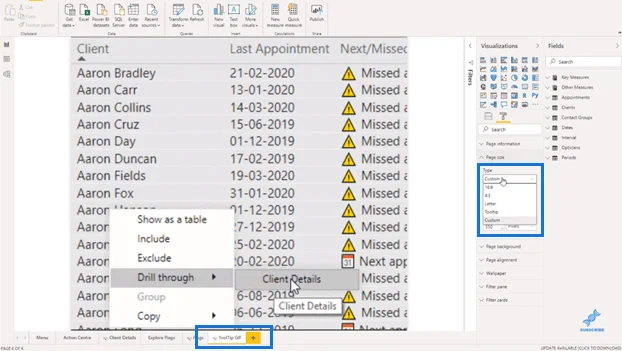 LuckyTemplates-Drill-Through-Navigationstechniken