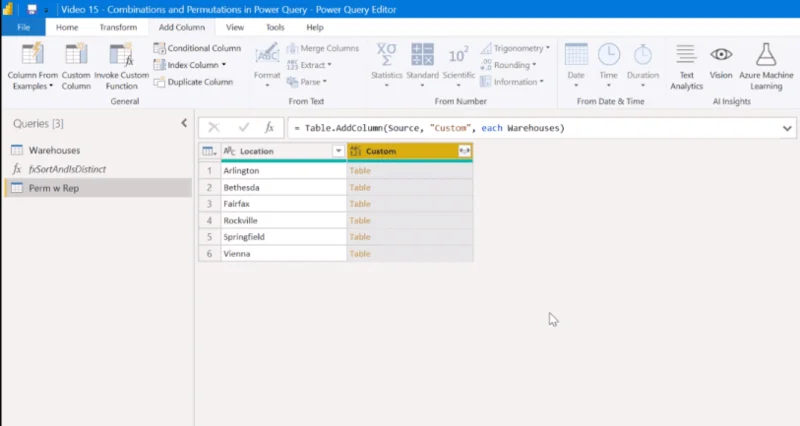 Analisis Kombinatorial Menggunakan Power Query Dalam LuckyTemplates