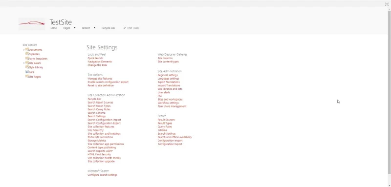 Pengalaman SharePoint Classic Design View