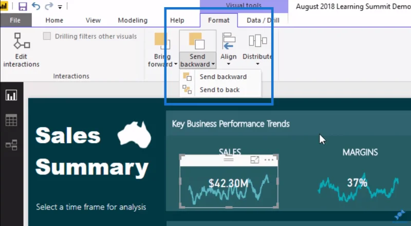 Sugerencias de visualización de datos de LuckyTemplates para el análisis de tendencias de KPI