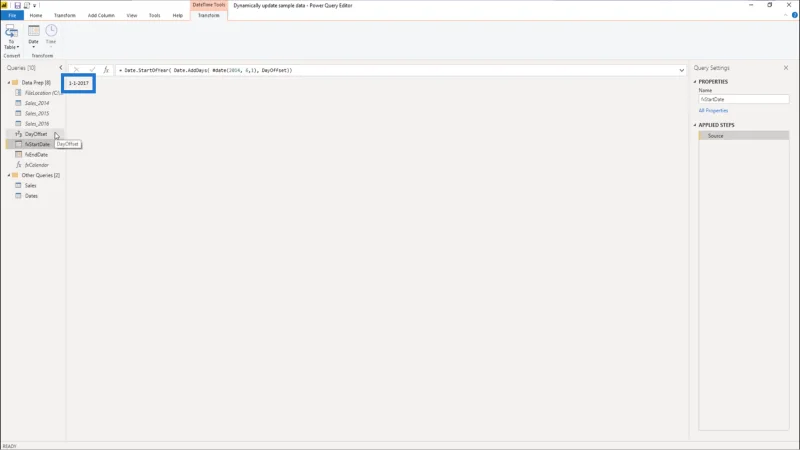 Cipta Set Data Amalan Yang Selalu Dikemas Kini Dalam LuckyTemplates