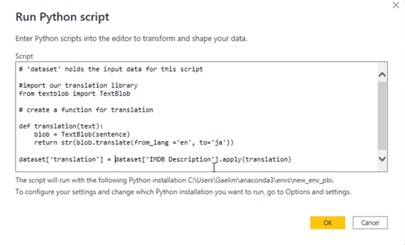 Tutorial LuckyTemplates Python: Cara Menterjemah Teks