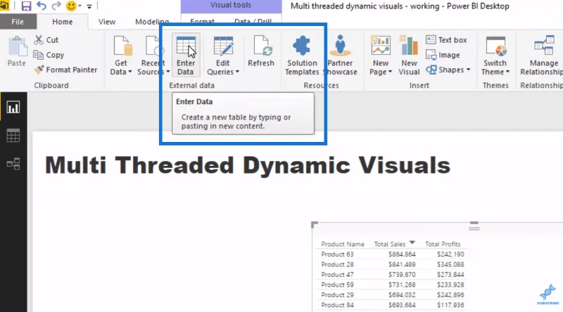 Advanced LuckyTemplates: Cara Mencipta Visual Dinamik Berbilang Benang