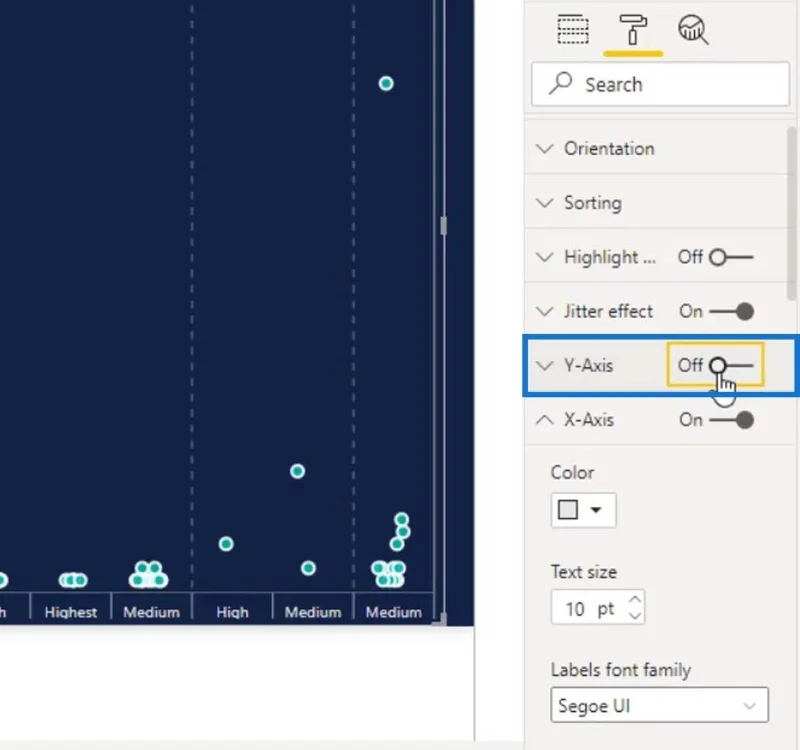 Graf Plot Titik Dalam LuckyTemplates: Visualisasi Tersuai