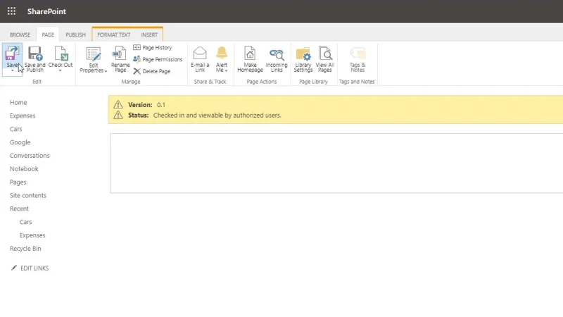 Halaman SharePoint |  Pengenalan Kepada Pelbagai Jenisnya